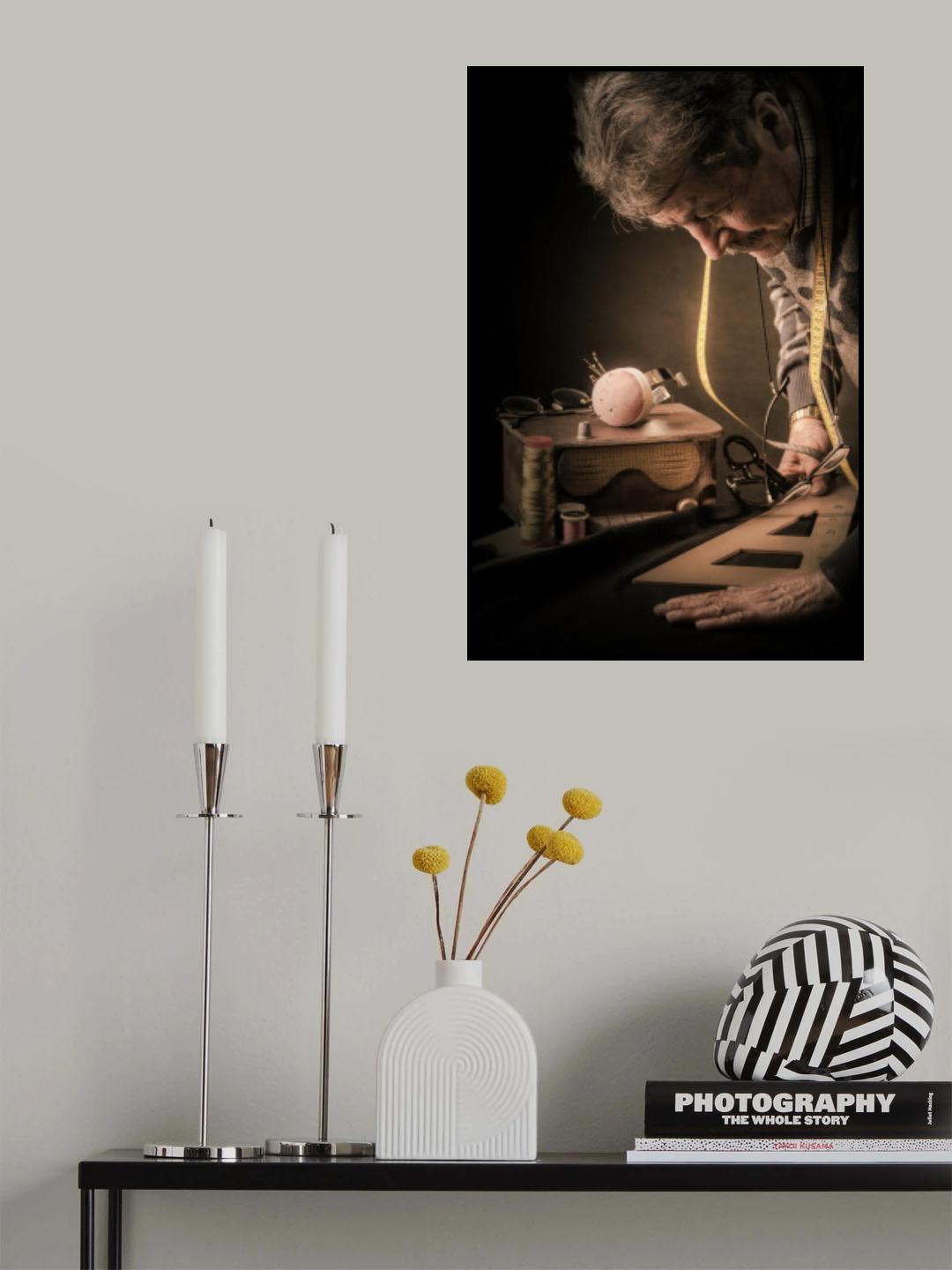 Measuring The Fabric Poster och Canvastavla