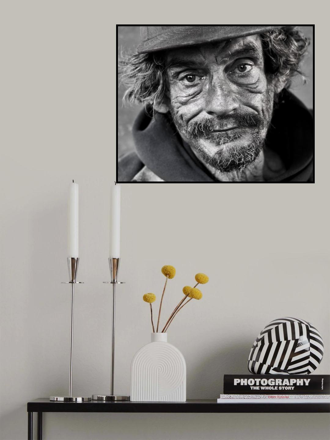 Grayscale life Poster och Canvastavla