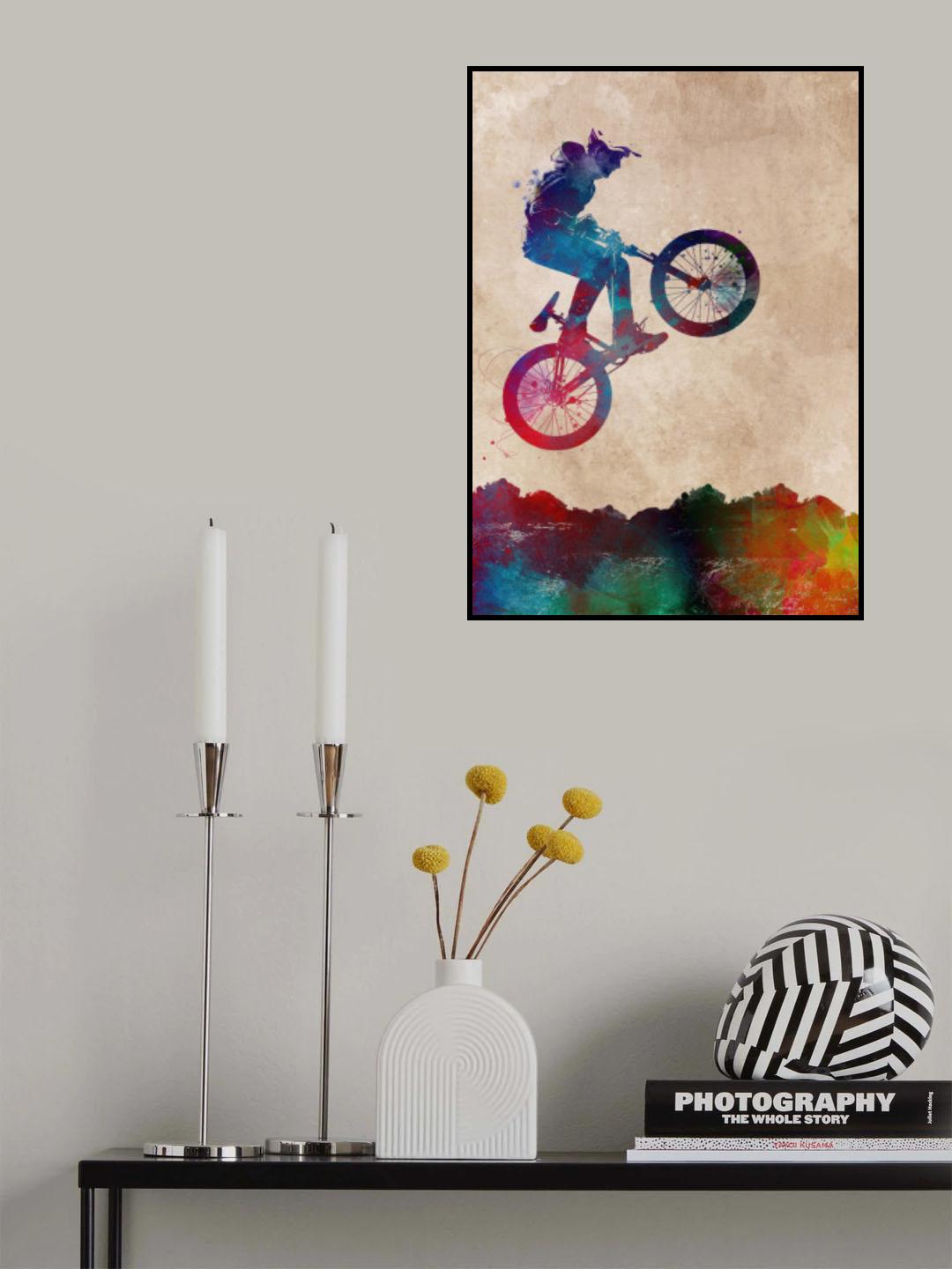 Cycling sport art 4 Poster och Canvastavla