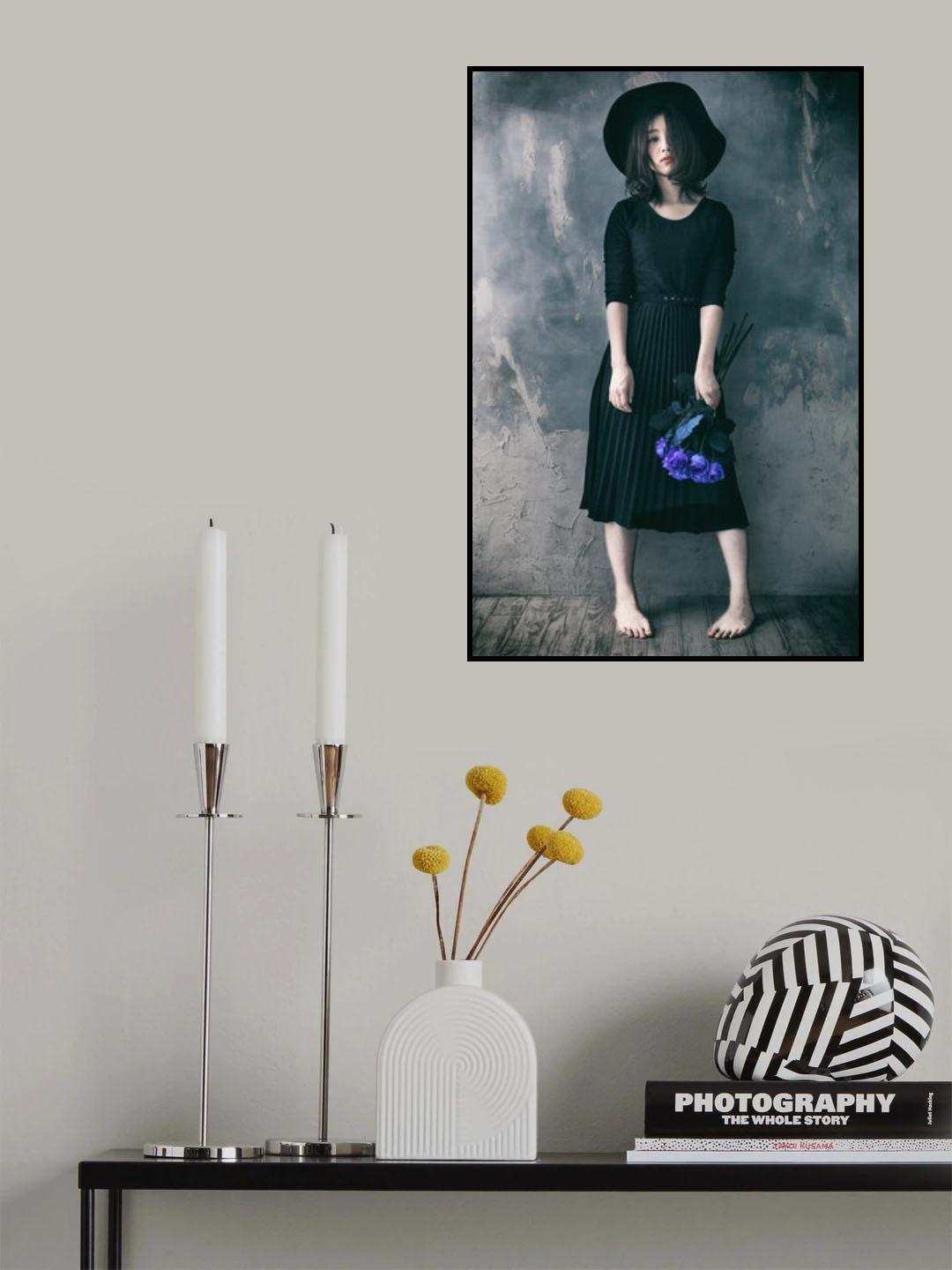 blue roses Poster och Canvastavla