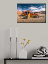 DesertCar Poster och Canvastavla