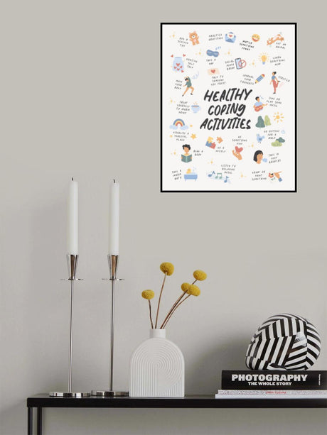 Coping Activities Poster och Canvastavla