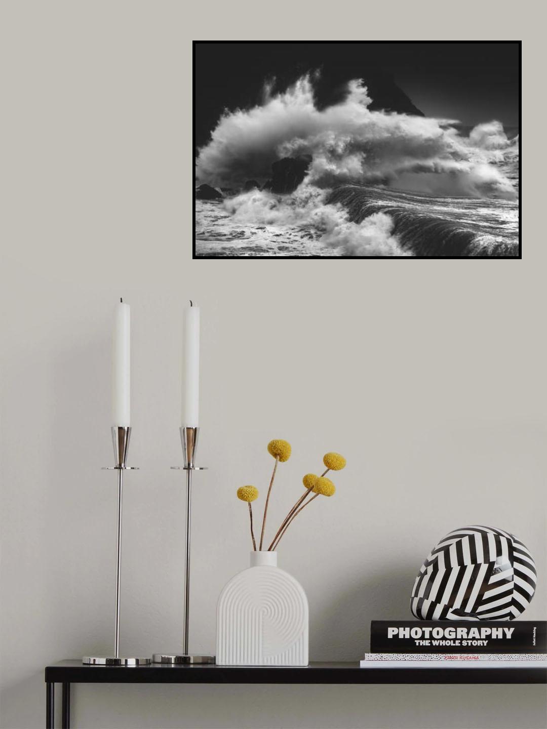 HORIZONTAL WAVE Poster och Canvastavla