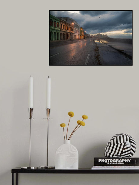 Winter Malecon Poster och Canvastavla