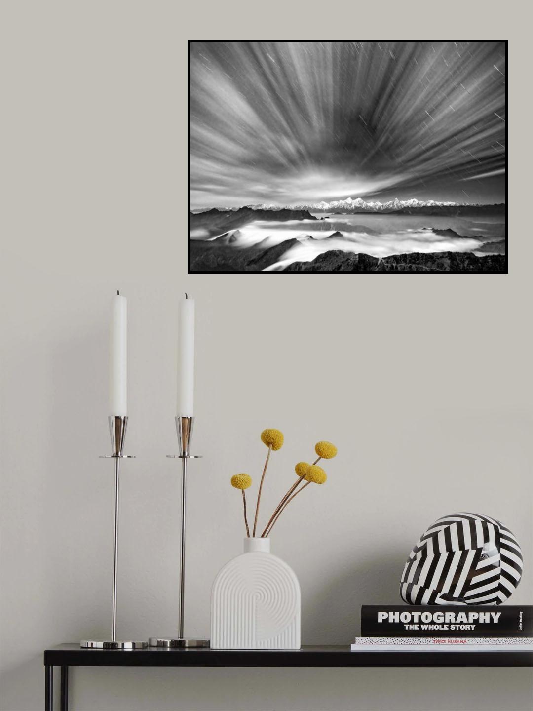 Clouds and Stars Poster och Canvastavla