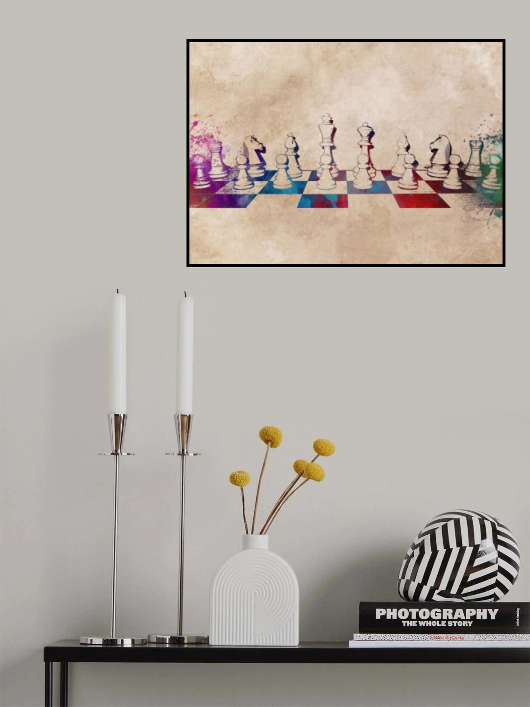 Chess Sport Art 2 Poster och Canvastavla