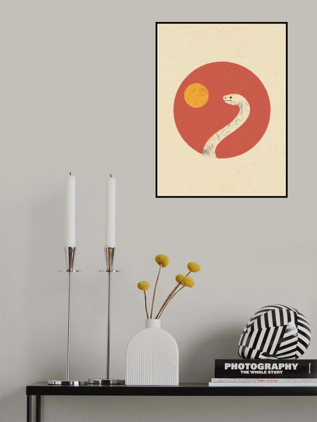 White Snake Poster och Canvastavla