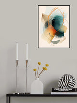 Abstract 17 Poster och Canvastavla