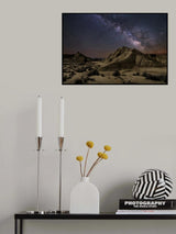 Desert milky way Poster och Canvastavla