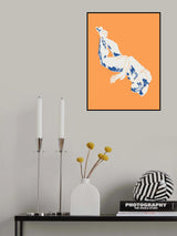 Nude Orange Poster och Canvastavla