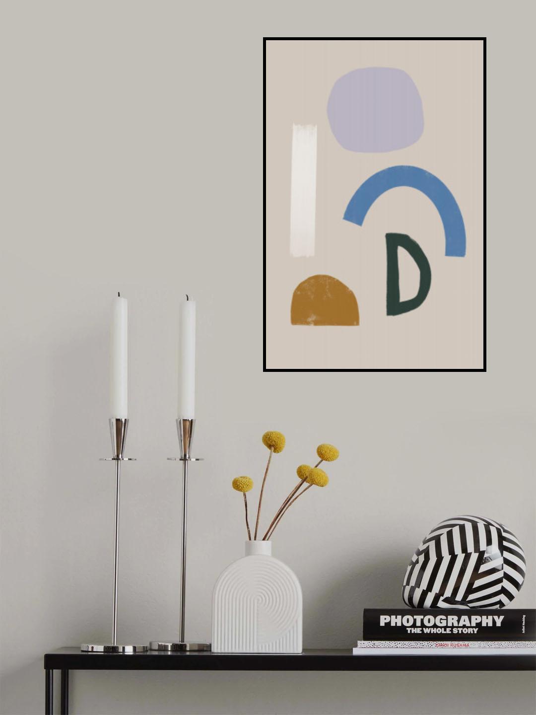 Abstract Composure Poster och Canvastavla