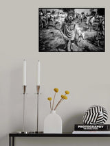 At a mundari cattle camp - South Sudan Poster och Canvastavla