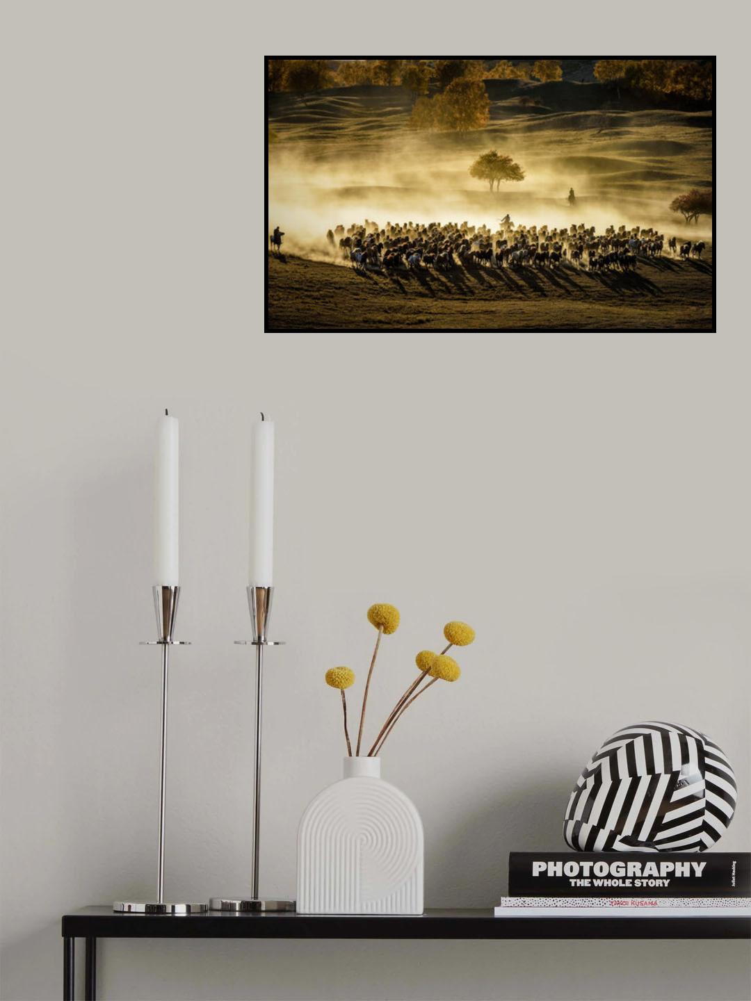 坝上光影 Poster och Canvastavla
