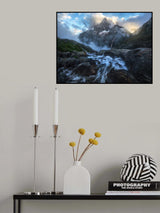 Drama in the French Alps Poster och Canvastavla