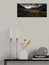 Pyrenees: towards the "Infiernos" peaks Poster och Canvastavla