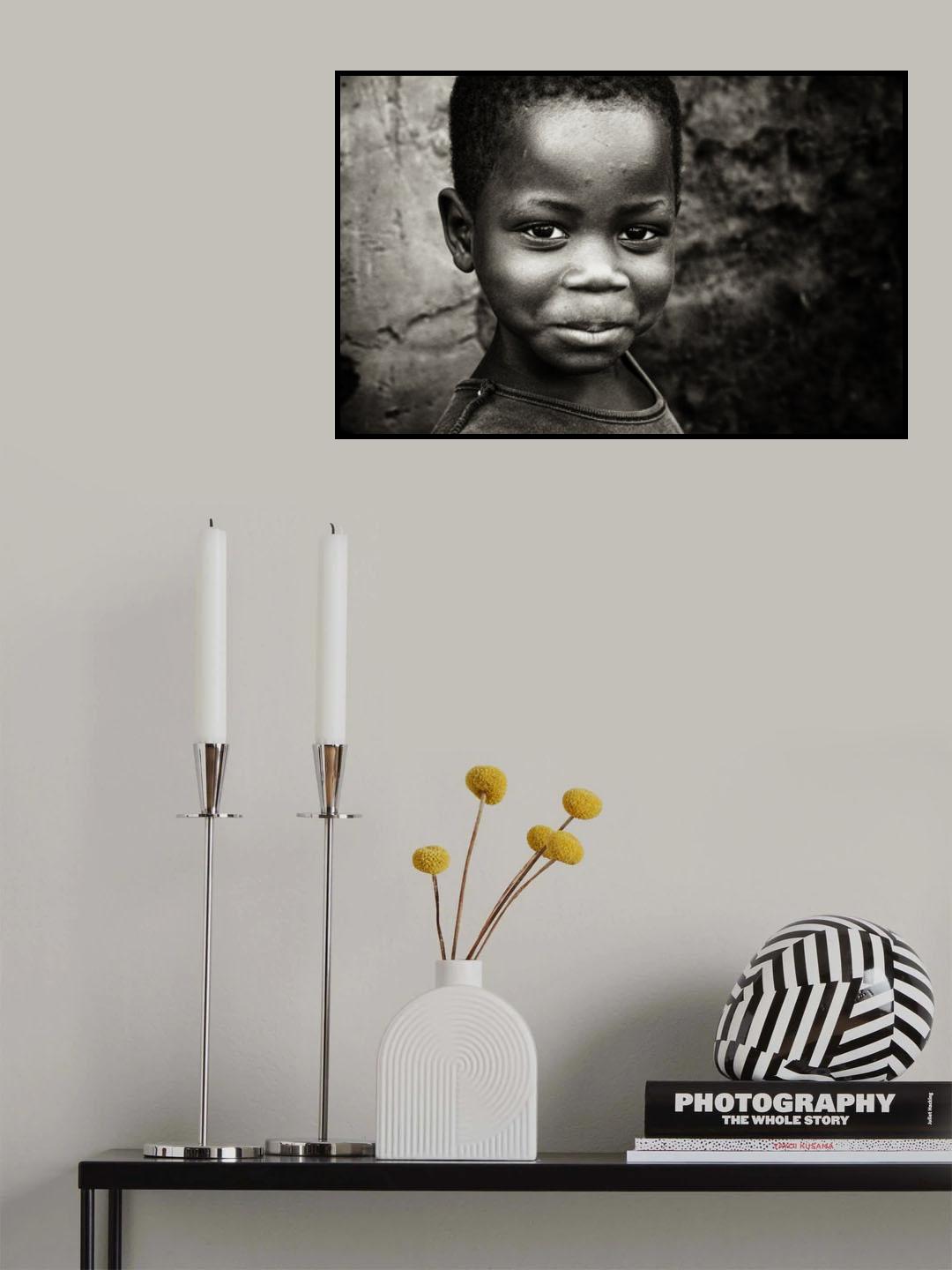 Pure glance, Benin Poster och Canvastavla