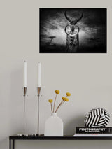 Woman and boy Mursi Poster och Canvastavla