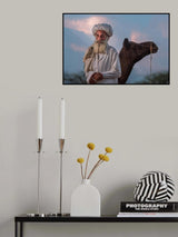 Shepherd at sunset Poster och Canvastavla