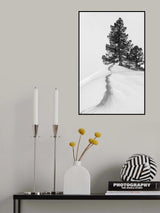 About the snow and forms Poster och Canvastavla