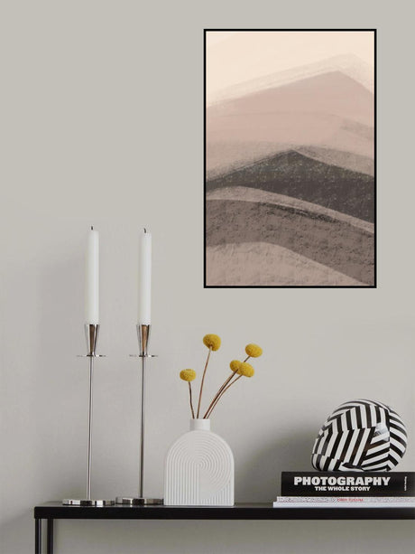Abstract Mountains Poster och Canvastavla