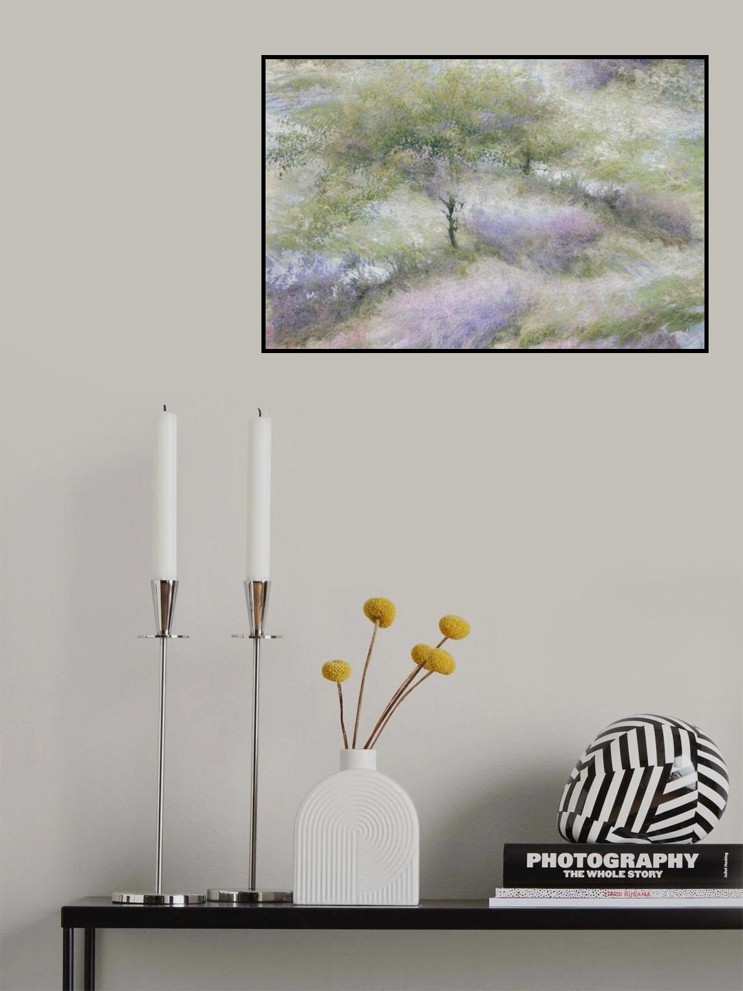 Flowering heather Poster och Canvastavla