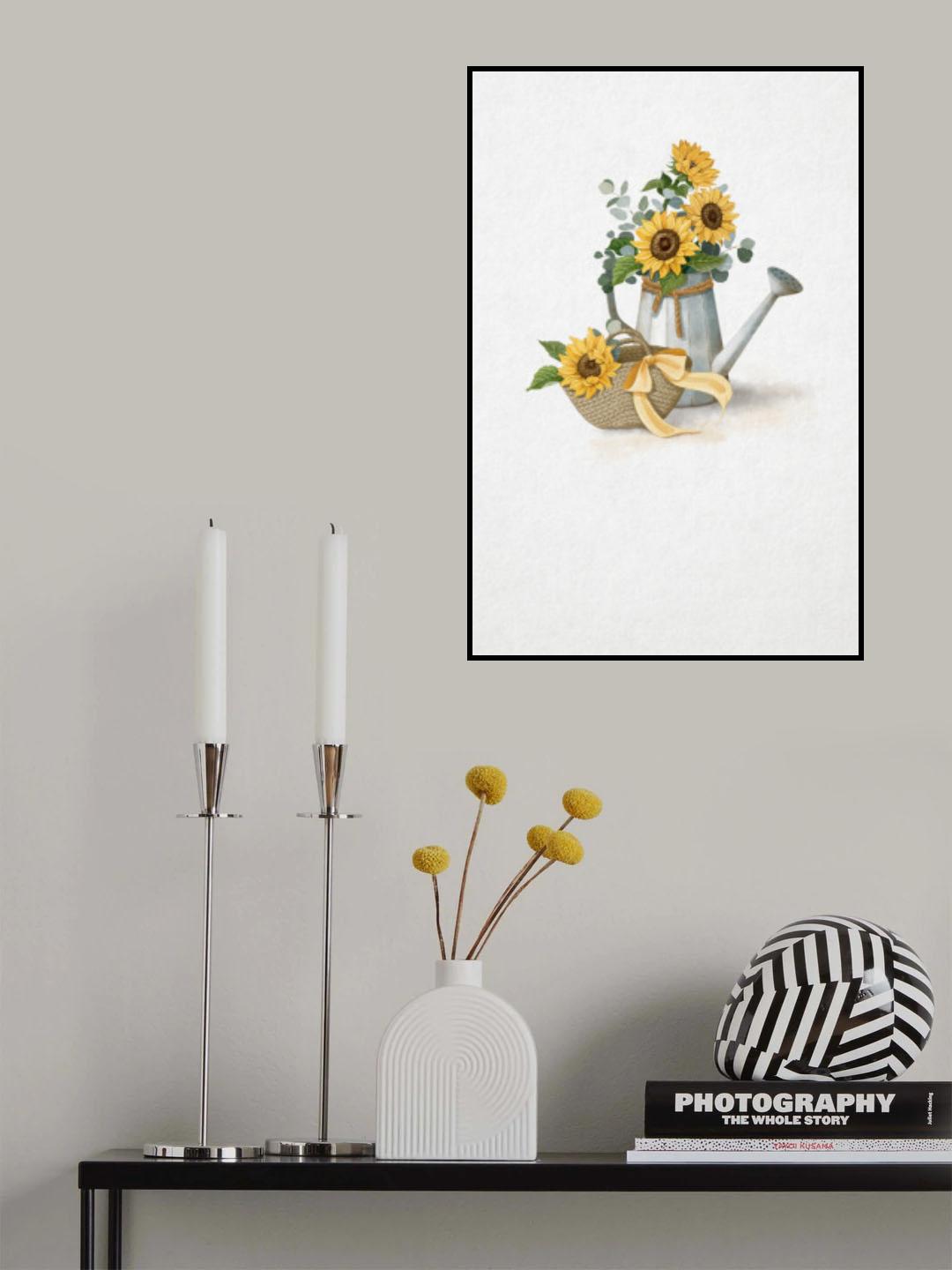 Colorful Sunflower 2 Poster och Canvastavla