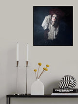 Annette in smoke Poster och Canvastavla
