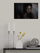 The black scarf 2 Poster och Canvastavla