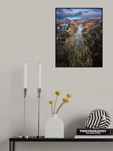 Iceland Highland Mountain View Poster och Canvastavla