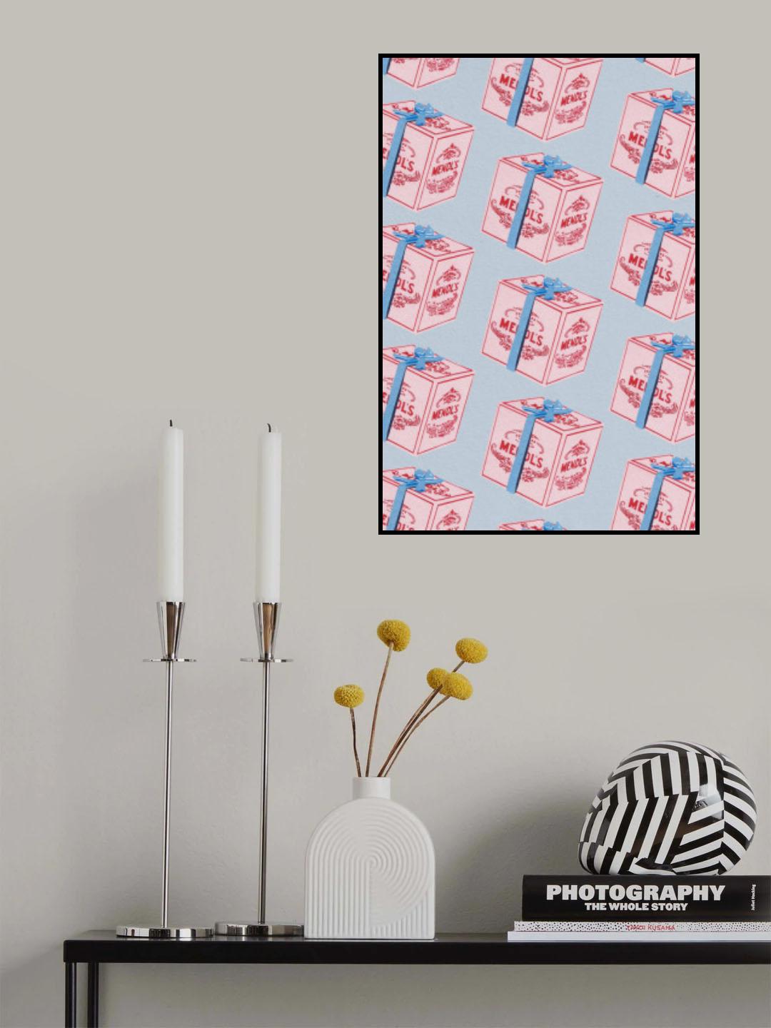 Mendl's Box Pattern Poster och Canvastavla