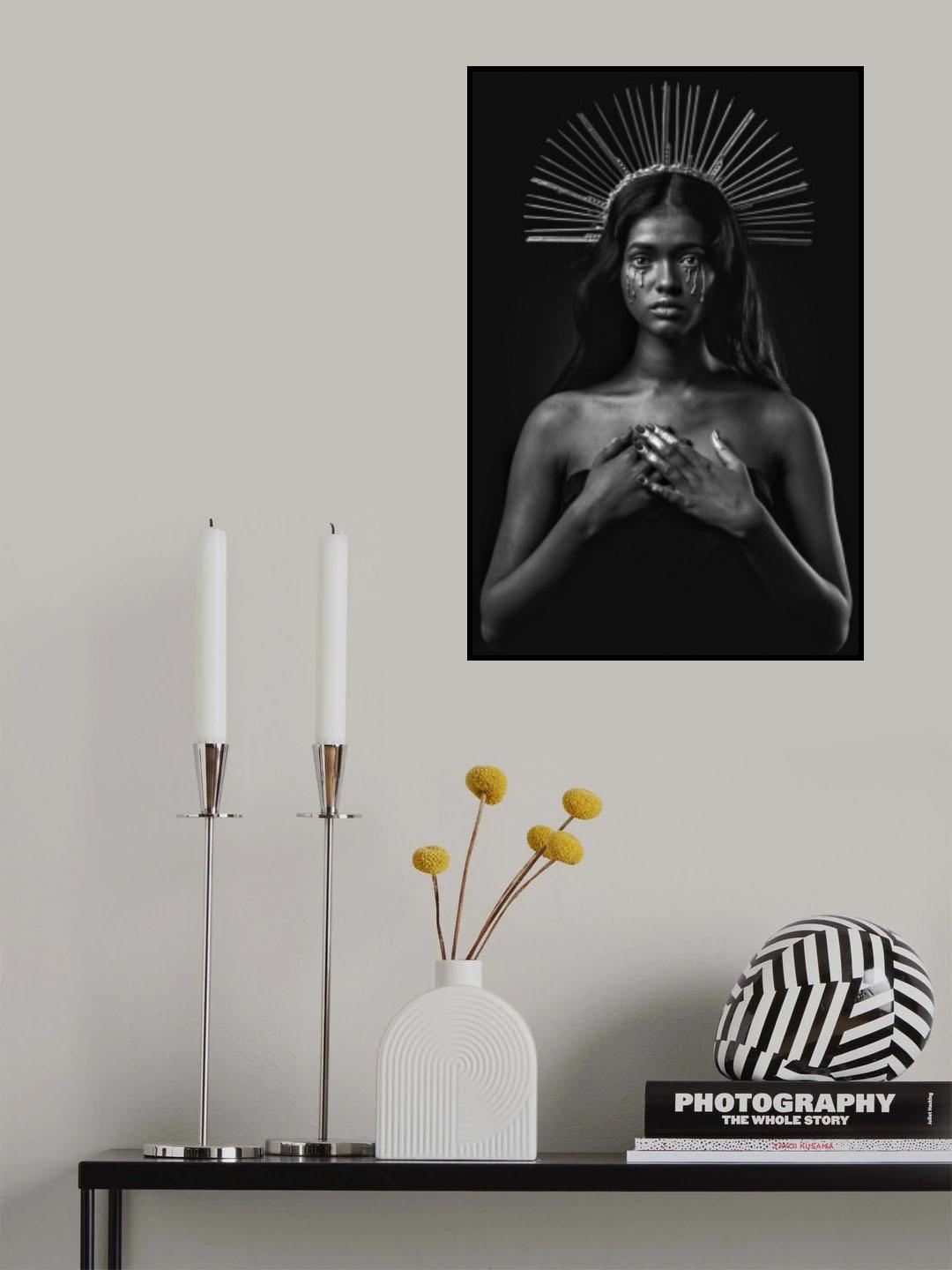 BLACK GOLD QUEEN Poster och Canvastavla