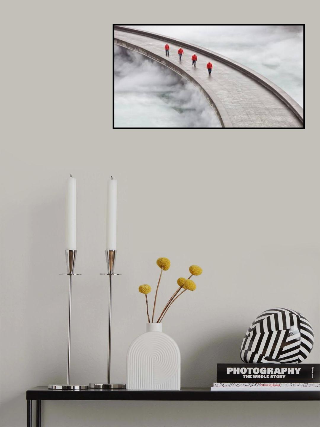 Walking over the clouds x4 Poster och Canvastavla