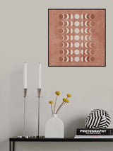 Somon Moons Phases Poster och Canvastavla
