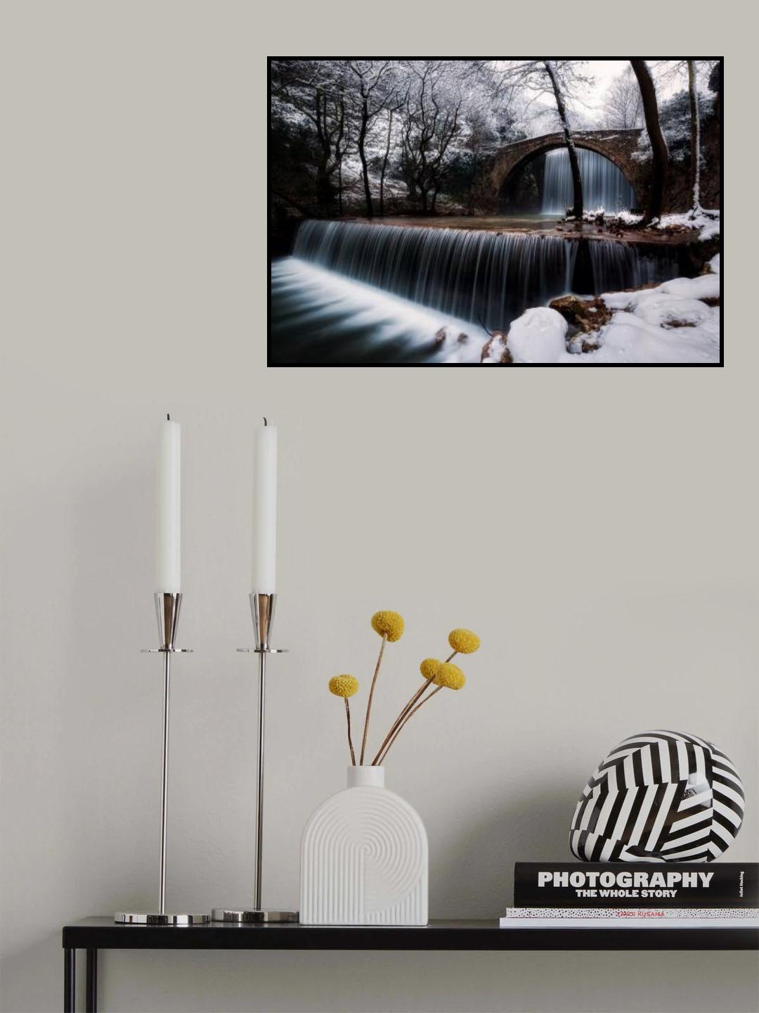 Winter falls Poster och Canvastavla