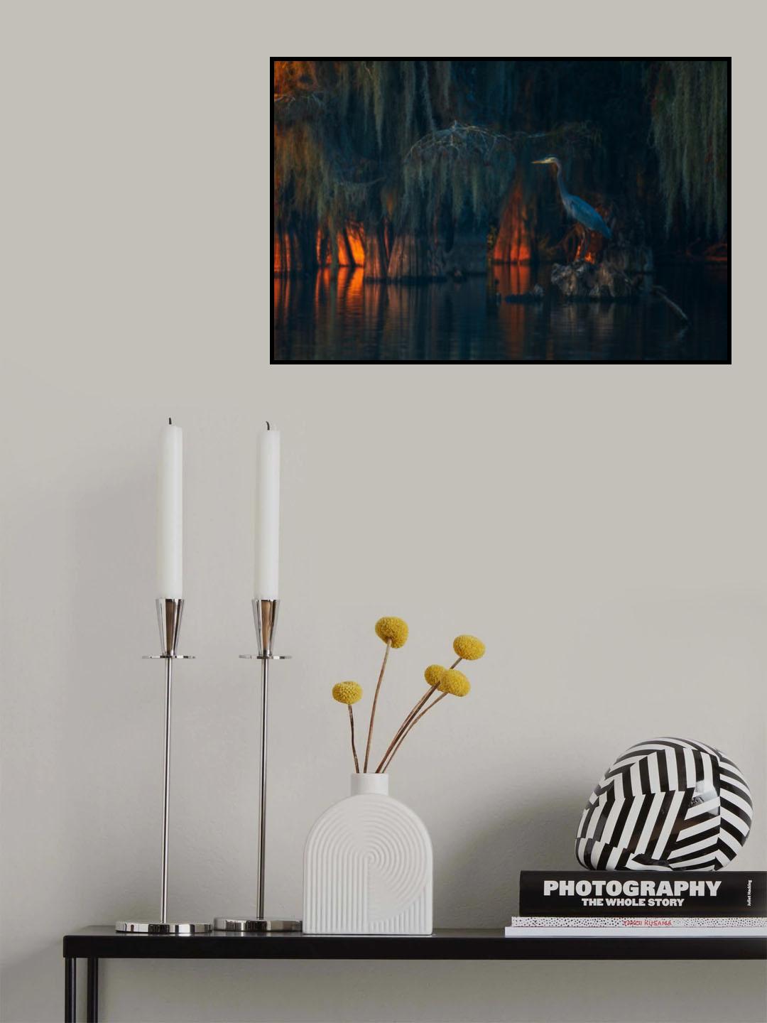 Swamp Scene Poster och Canvastavla