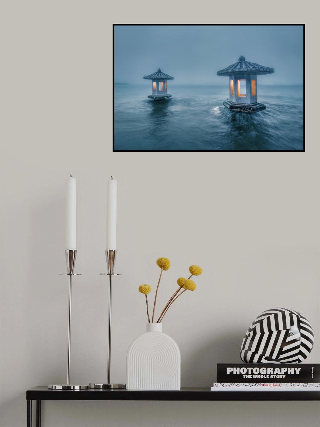 ChuiGuang Pavilion Poster och Canvastavla