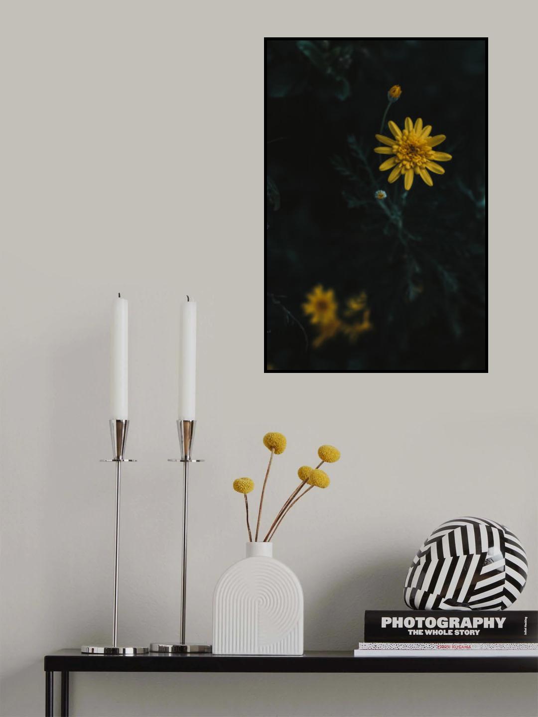 Yellow Flower Poster och Canvastavla