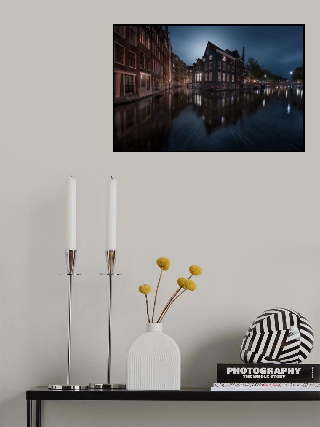 The House under the Moonlight Poster och Canvastavla