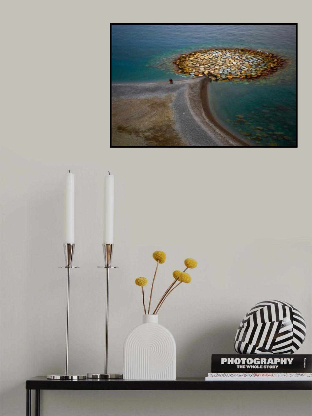 The Tyrrhenian Sea shore II Poster och Canvastavla