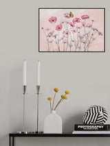 Cosmos and Butterfly Poster och Canvastavla