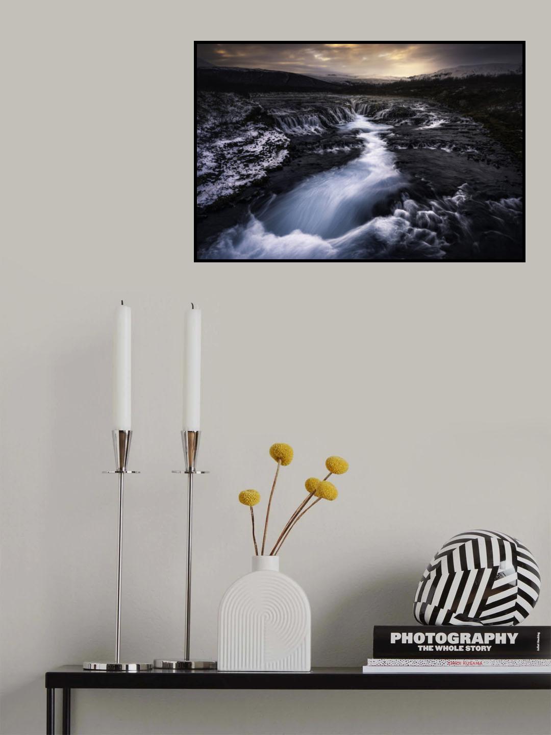 Blue River Poster och Canvastavla