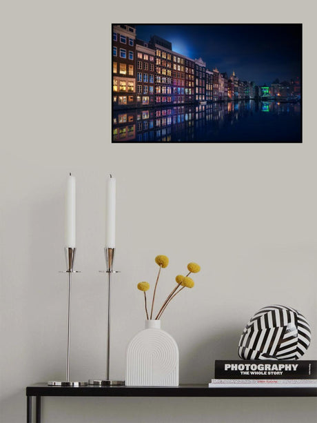 Amsterdam Windows Colors Poster och Canvastavla
