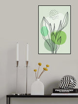 Color Abstract Plants #3 Poster och Canvastavla
