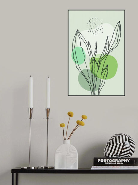 Color Abstract Plants #3 Poster och Canvastavla