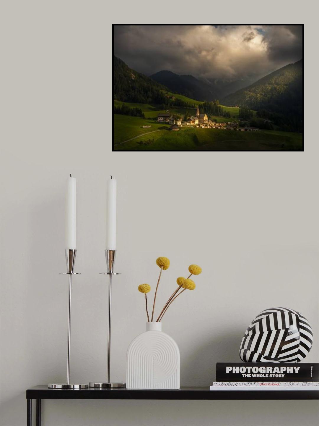 small village Poster och Canvastavla