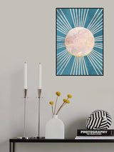 Blue Boho Sunshine Poster och Canvastavla