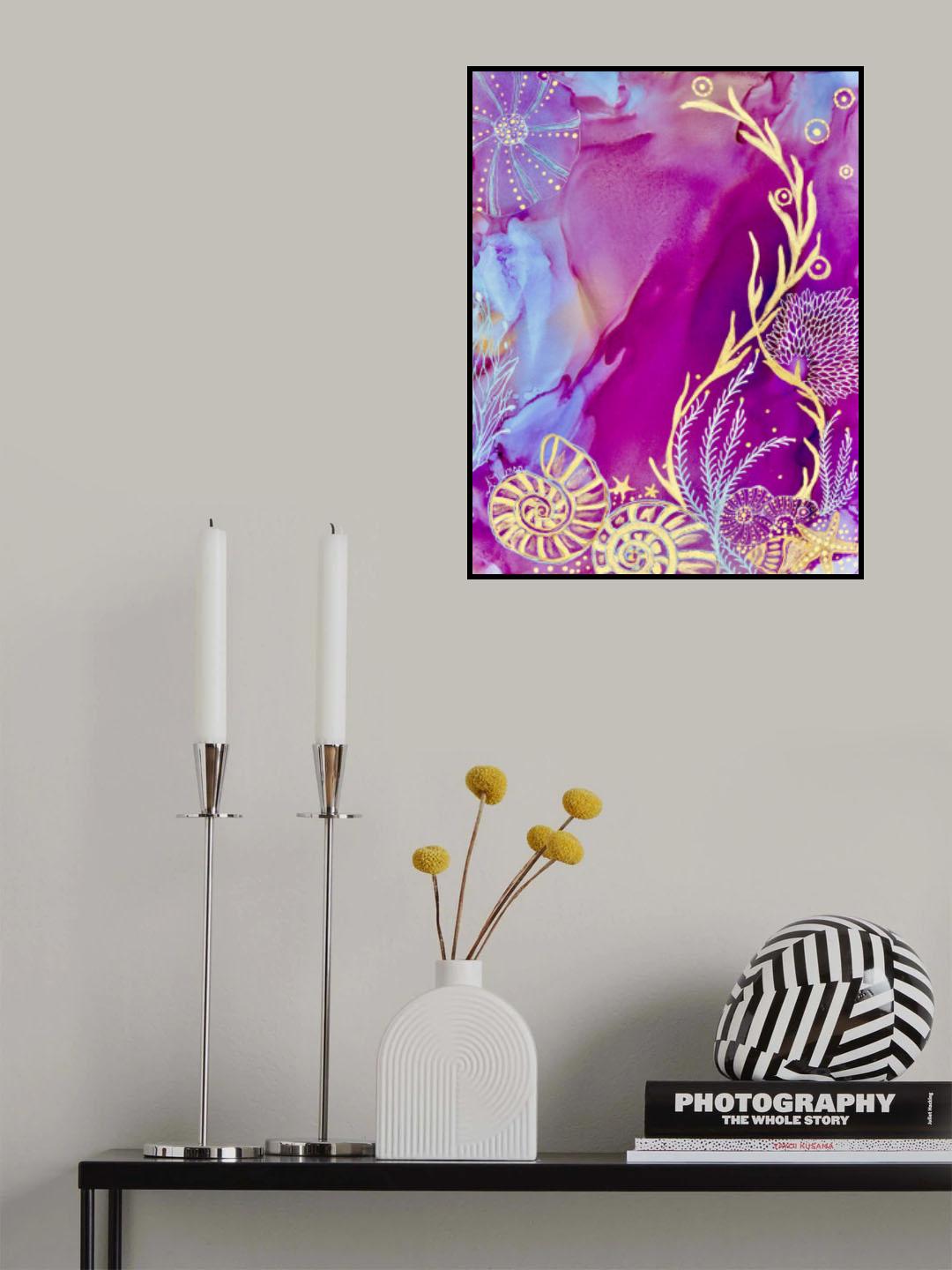 Rose Quartz Reef 2 Poster och Canvastavla