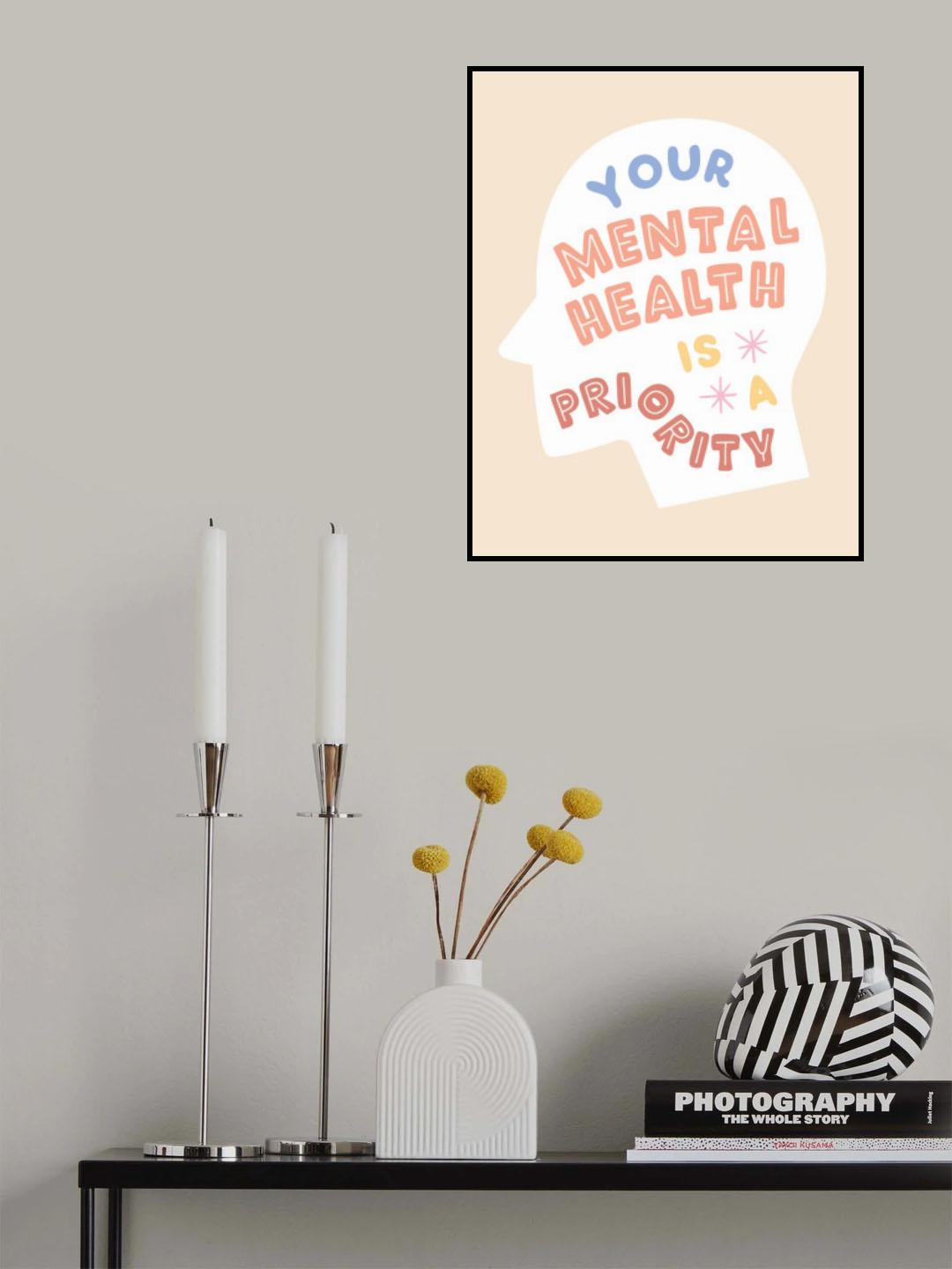 Mentalhealthpriority Poster och Canvastavla