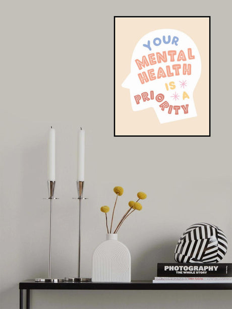 Mentalhealthpriority Poster och Canvastavla