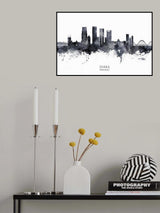 Dhaka Bangladesh Skyline Poster och Canvastavla